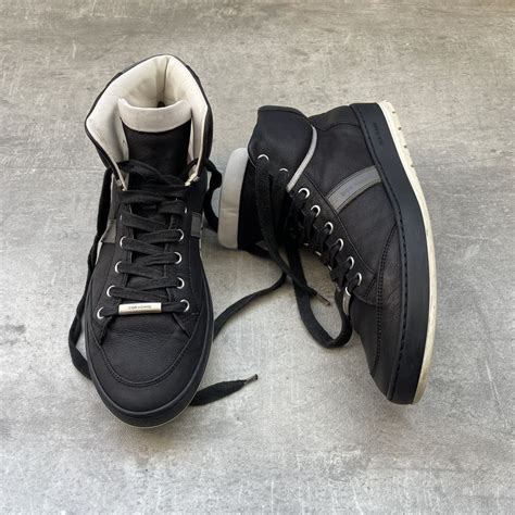 dior 18hdc|Dior HOMME High Top Sneakers 41 Black 18HDC Used .